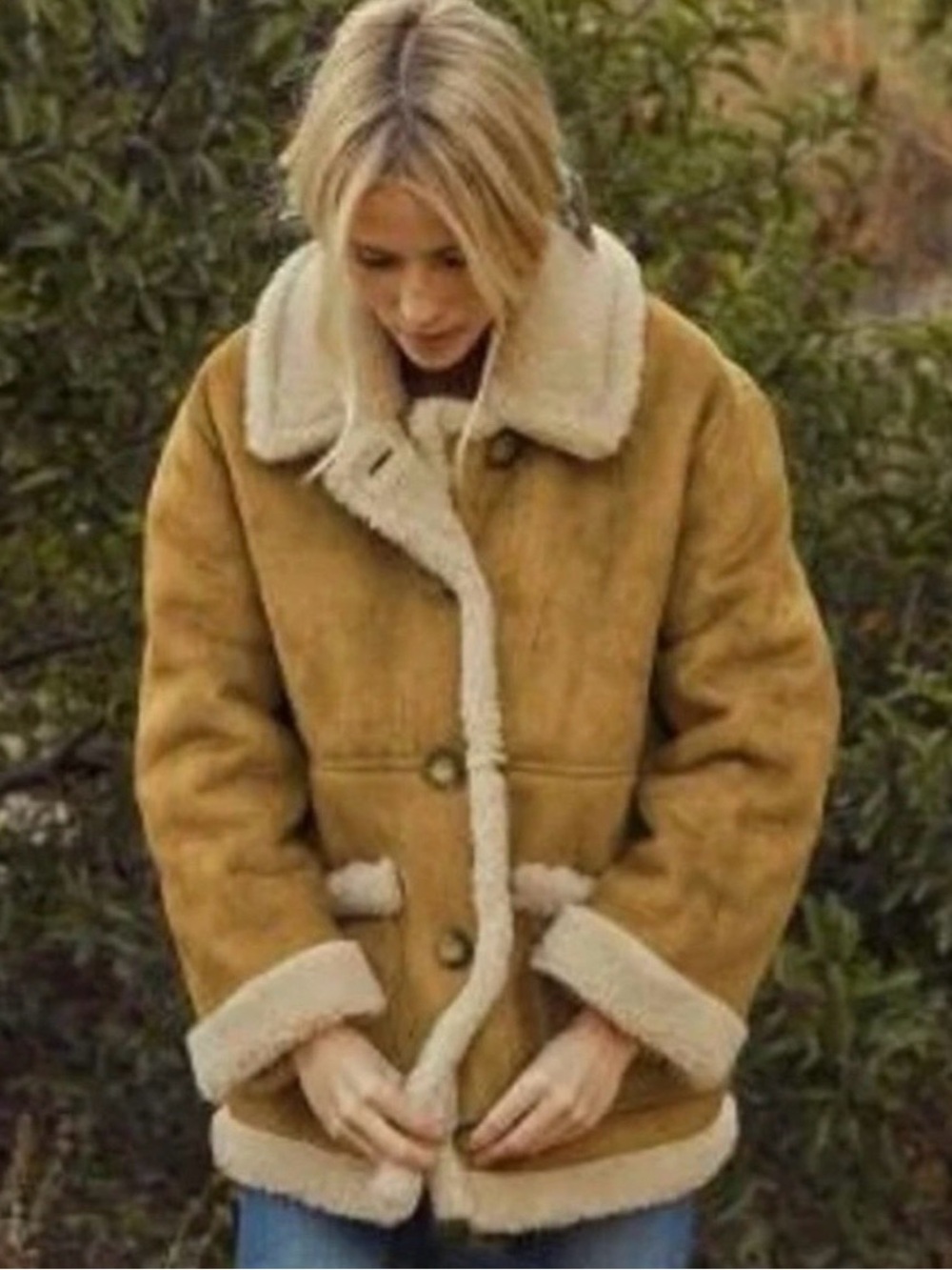 NWT Doen Snowbell Coat in Camel, size XS